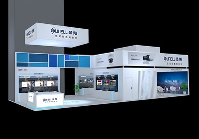 景阳展会3D效果图设计 专业展台与展位视觉呈现方案